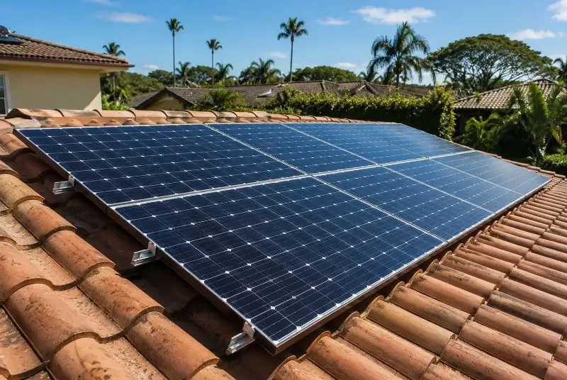 Installation de panneaux solaires à Saint-Marc-Jaumegarde