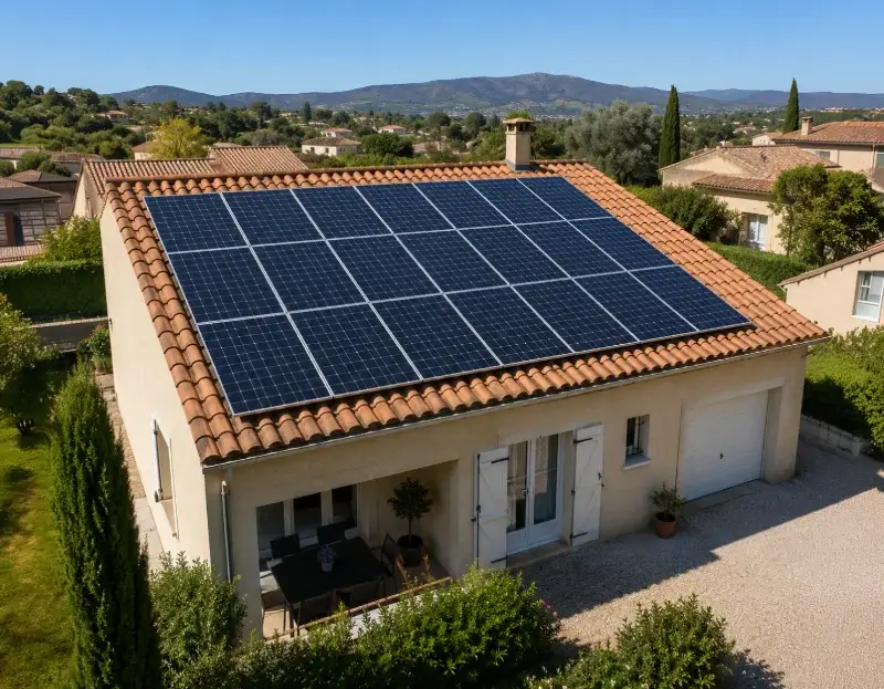 Prime à l'autoconsommation panneaux solaires Saint-Marc-Jaumegarde — aide financière de l'État